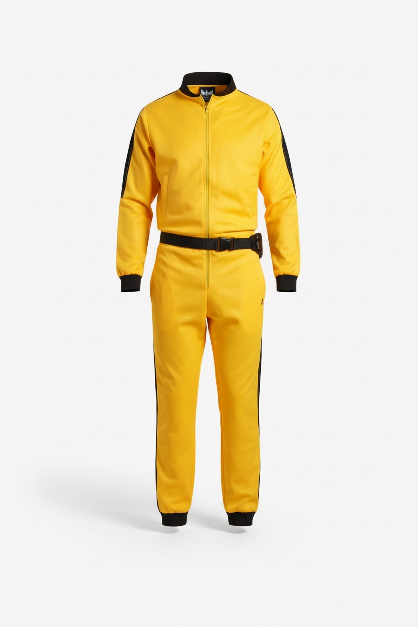 Yellow Jumpsuit Back View
